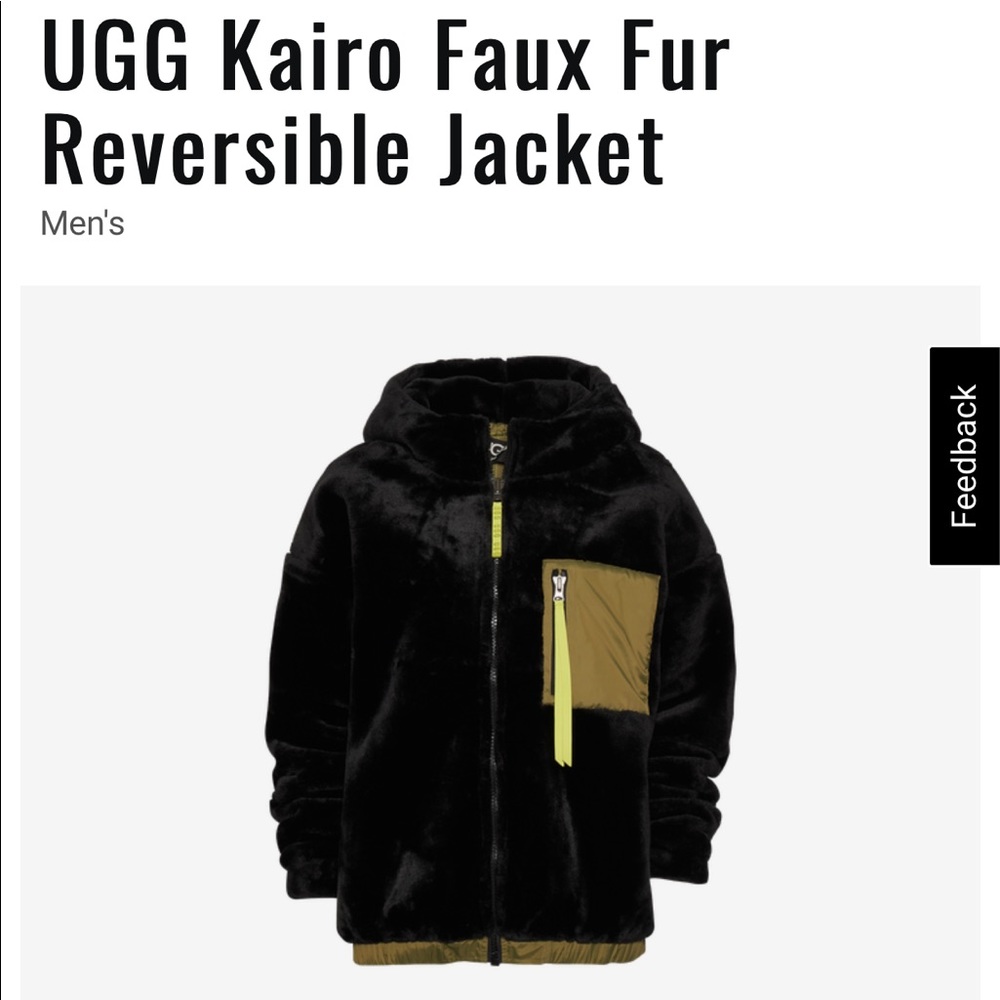 UGG FUR REVERSIBLE JACKET Original PRICE 228$
